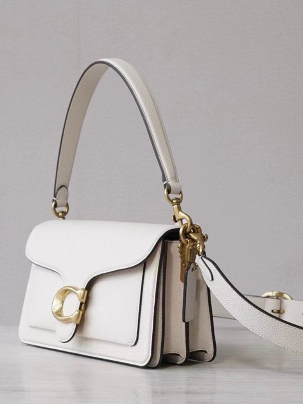 Coach Tabby 26 Shoulder Bag Crossbody Leather Authentic